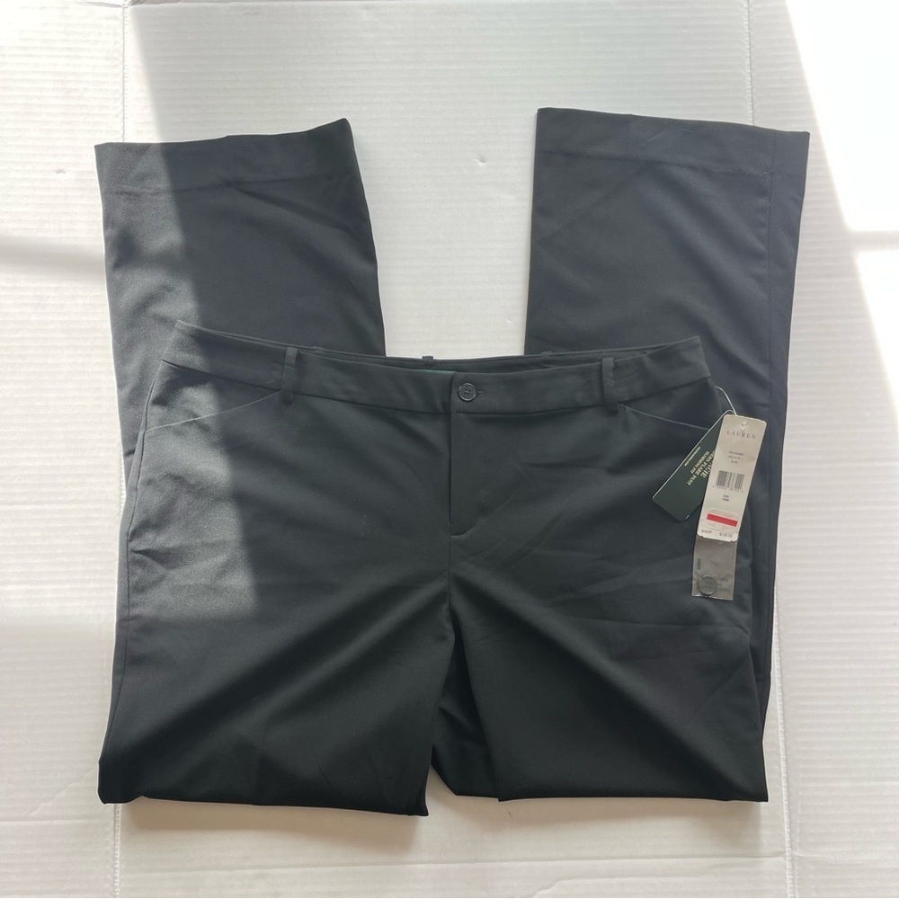 Lauren Ralph Lauren Women's Sz. 18W Black Jacie Modern Flare Pant NWT - Picture 7 of 16